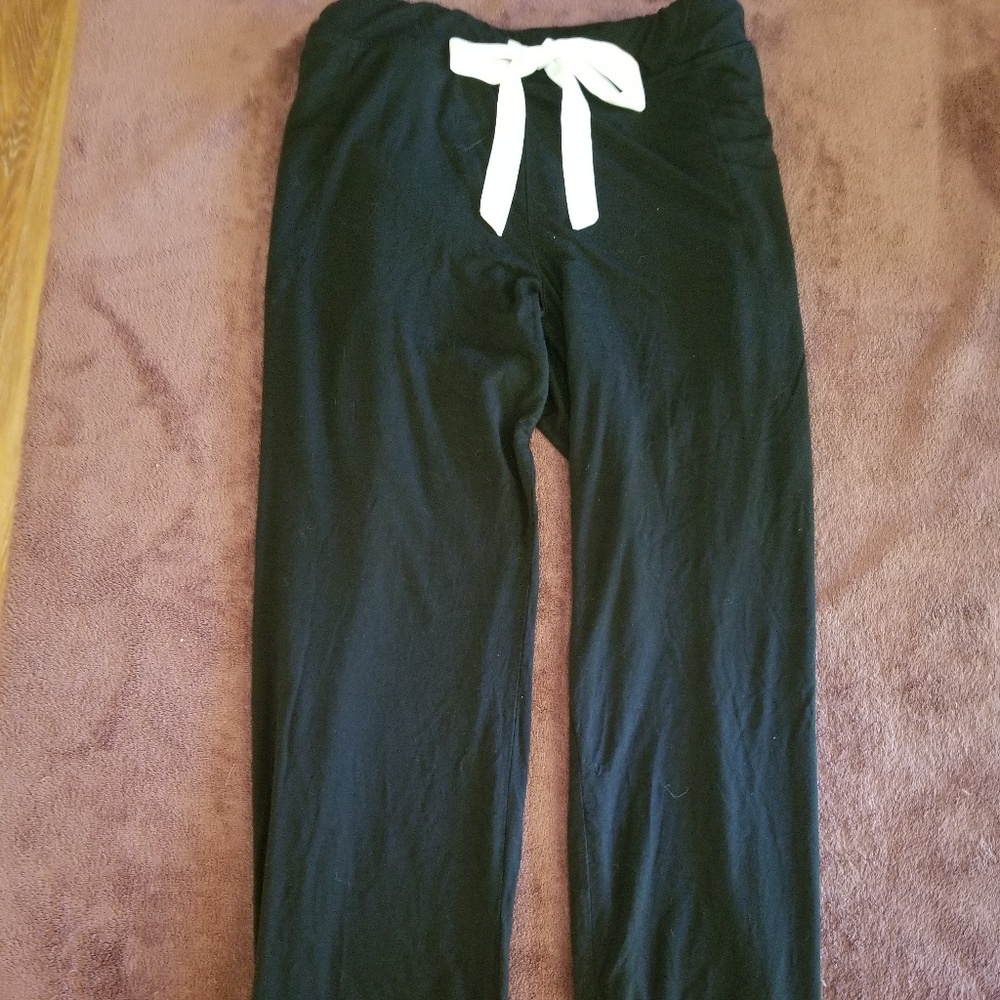 White Trim Lounging Pants